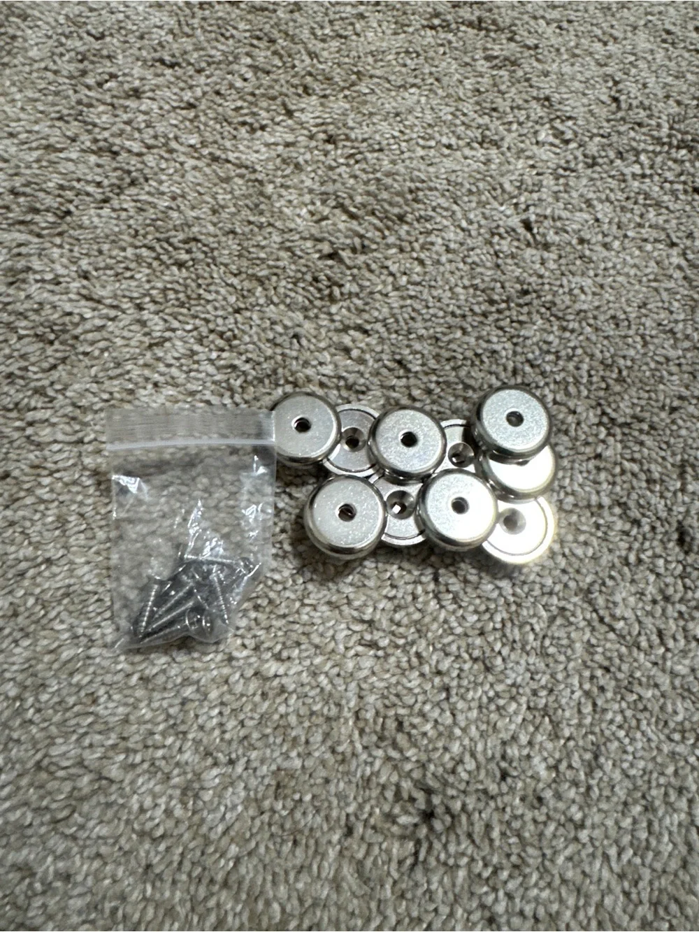 12 Pack Strong Cup Magnet with Screws, Countersunk Hole Magnets